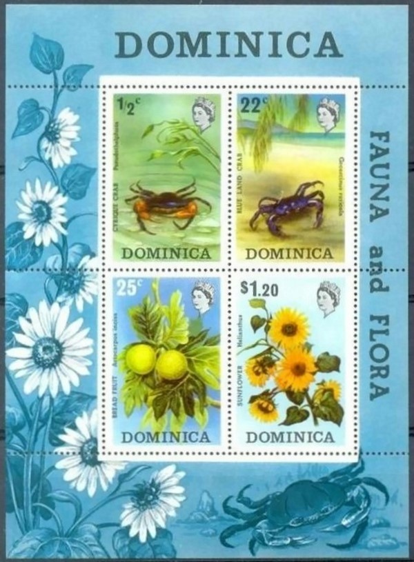 1973 Flora and Fauna Souvenir Sheet