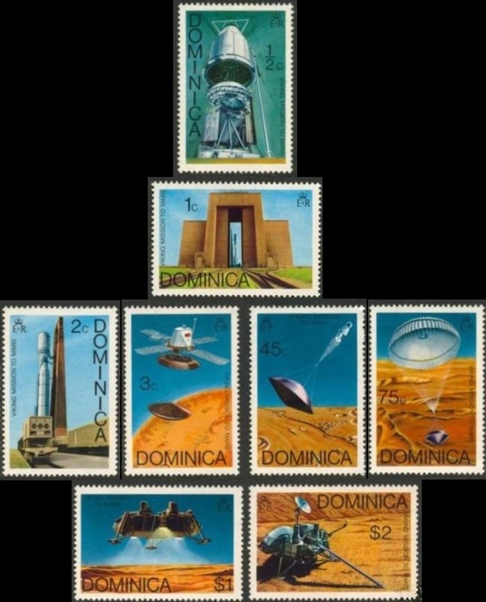 1976 Viking Space Mission Stamps