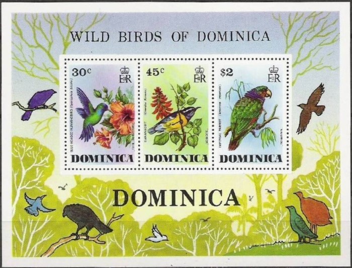 1976 Wild Birds Souvenir Sheet