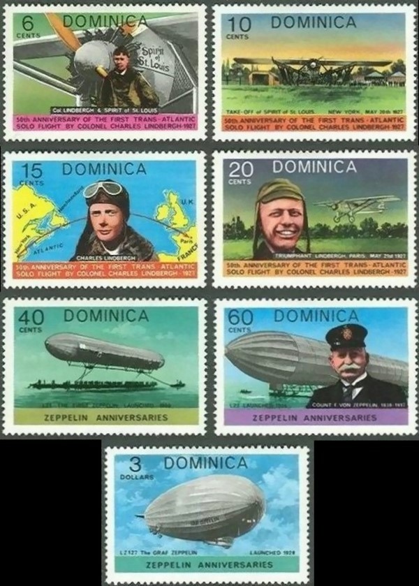 1978 Aviation Anniversaries Stamps