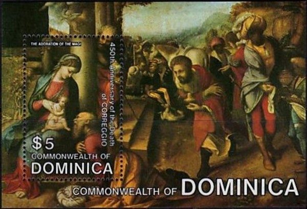 1984 450th Death Anniversary of Correggio Souvenir Sheet