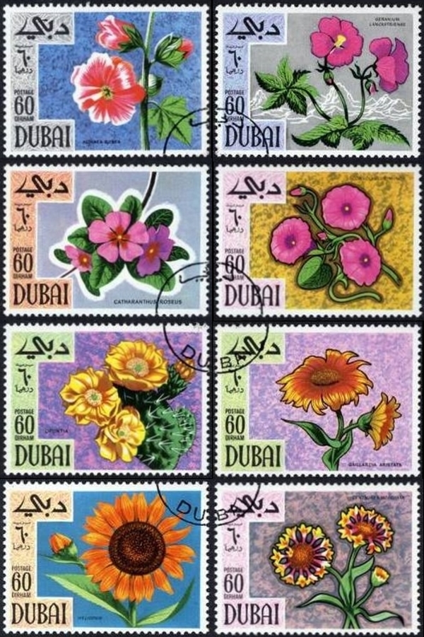 1968 Flowers Stamps