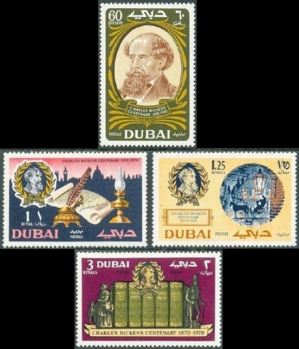 1970 Death Centenary of Charles Dickens Stamps