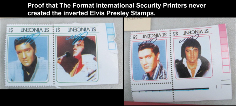Proof that the Unauthorized Reprint Elvis Presley Stamps were Never Made at Format