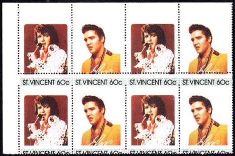 The Unauthorized Reprint Elvis Presley Scott 875 Shifted Perforations Error