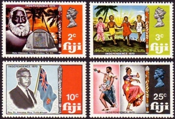 1970 Fiji Independence Stamps