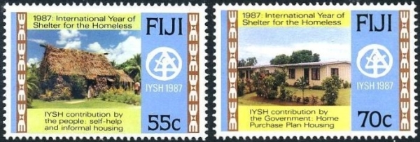 1987 International Year of Shelter for the Homeless Stamps