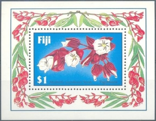 1987 Tagimoucia Flower Souvenir Sheet