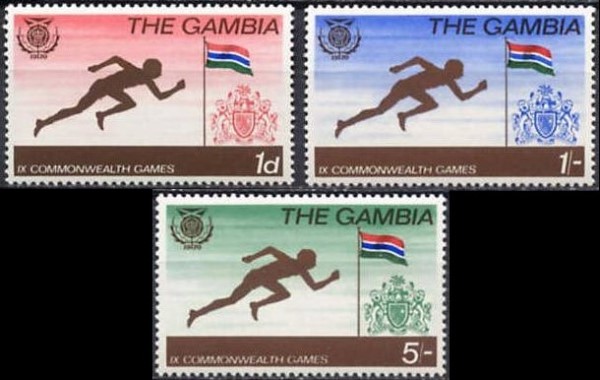 1970 9th British Commonwealth Games Stamps