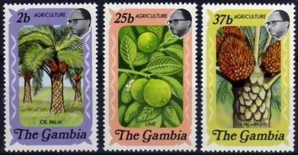 1973 Gambian Agriculture (2nd series) Stamps