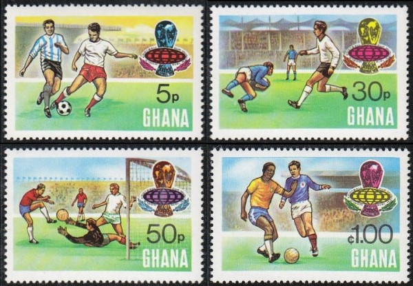 1974 World Cup Soccer Championships Stamps