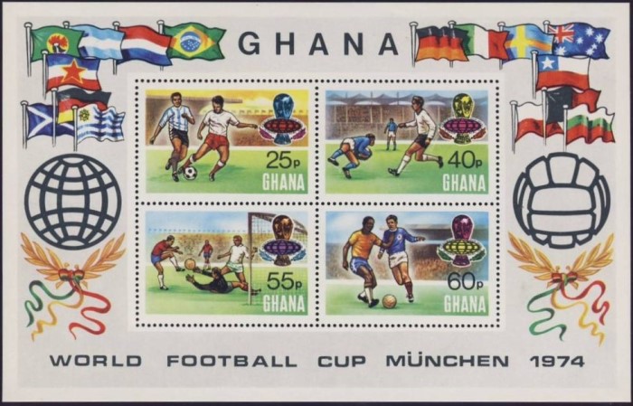 1974 World Cup Soccer Championships Souvenir Sheet