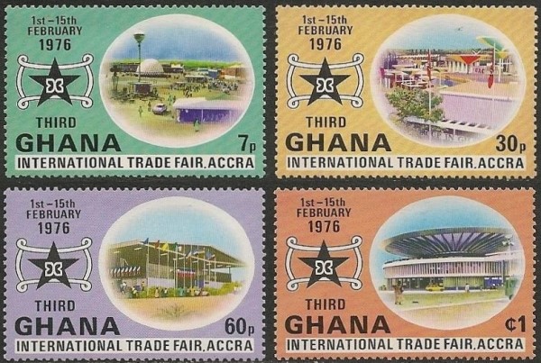 1976 International Trade Fair, Accra Stamps