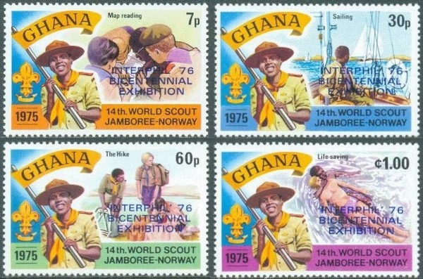 1976 INTERPHIL Stamp Exhibition Stamps