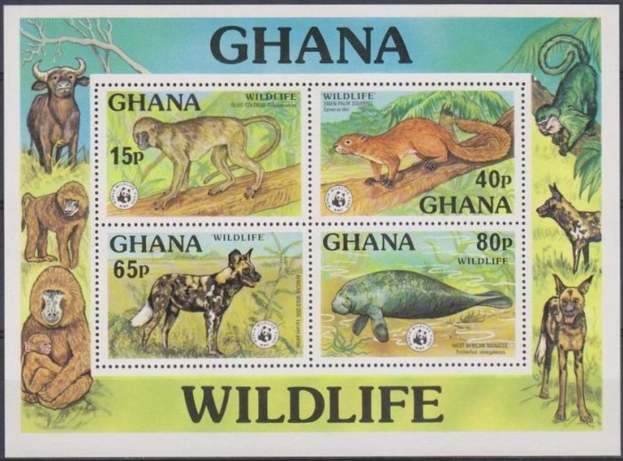 1977 Wildlife Protection Souvenir Sheet
