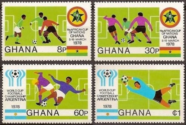 1978 11th African Cup and World Cup Soccer Championship Stamps