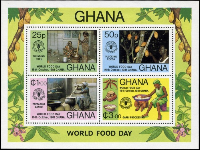 1981 World Food Day Souvenir Sheet