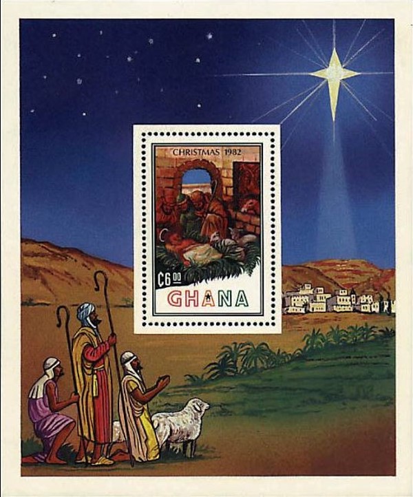 1982 Christmas Souvenir Sheet