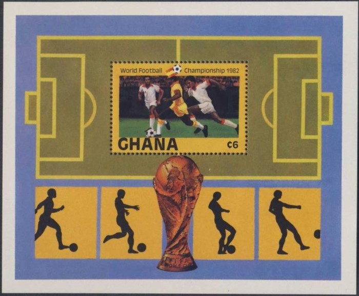 1982 World Cup Soccer Championship Souvenir Sheet