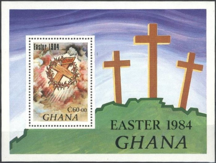1984 Easter Souvenir Sheet