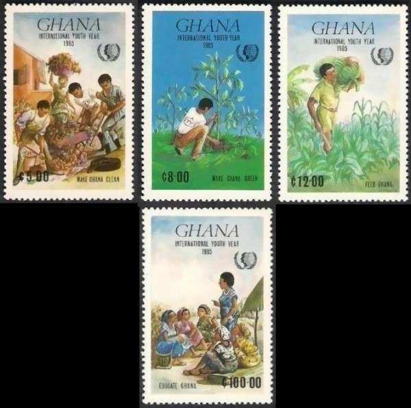 1985 International Youth Year Stamps