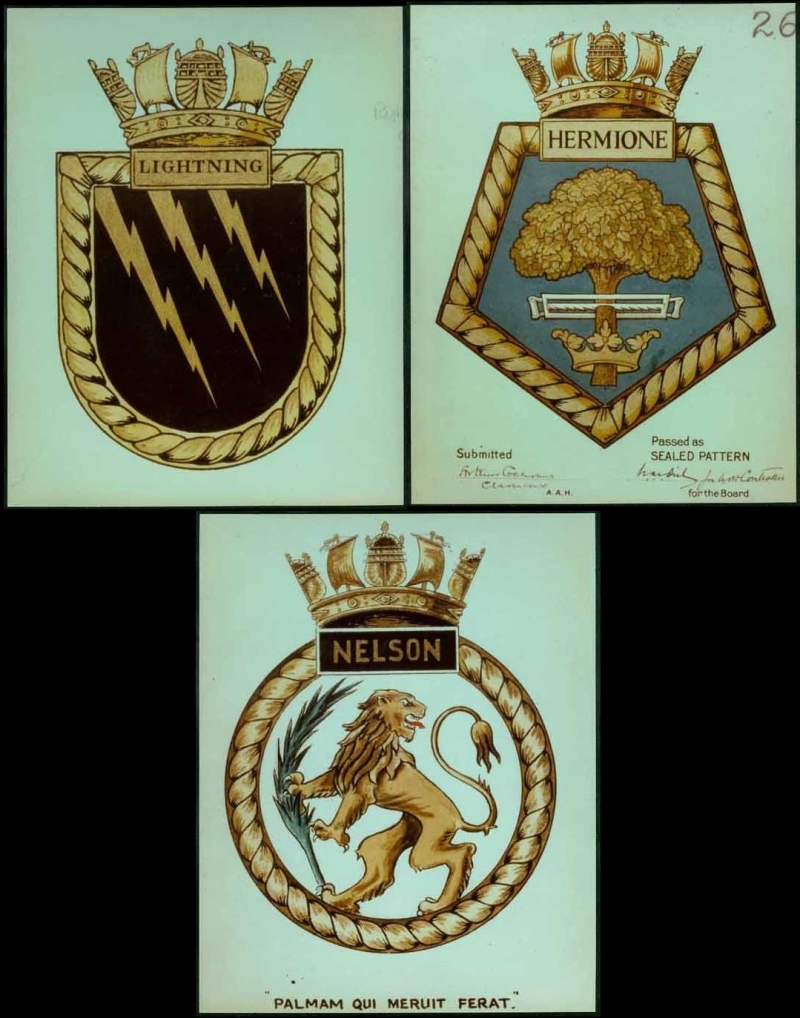 Gibraltar 1986 Naval Crests (5th Series) Bromide Proofs