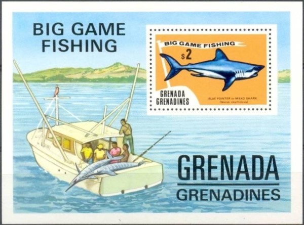 1975 Big Game Fishing Souvenir Sheet