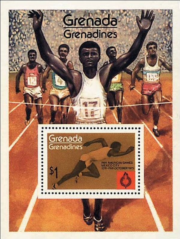1975 Pan-American Games Souvenir Sheet