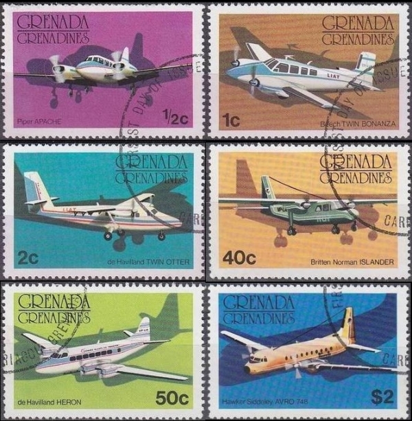 1976 Aircraft Stamps