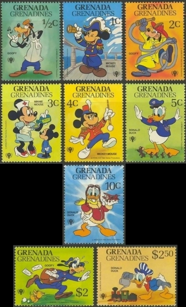 1979 Disney Year of the Child Stamps