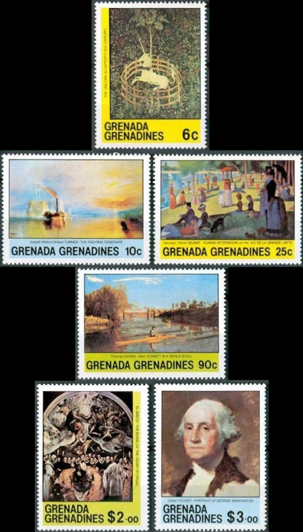 1981 Paintings Stamps