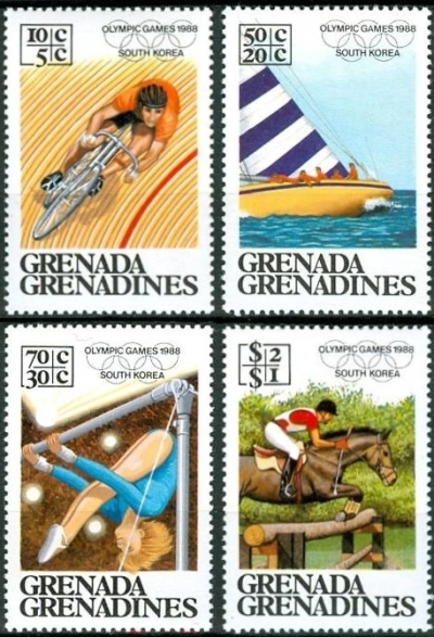 1986 Olympic Games (1988 Seoul) Stamps