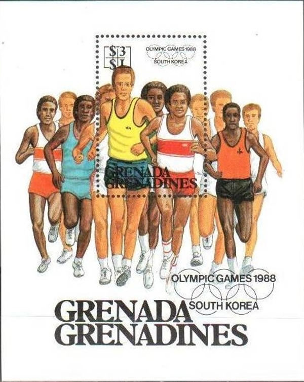 1986 Olympic Games (1988 Seoul) Souvenir Sheet