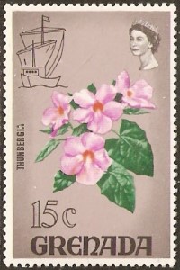 1970 Thunbergia Difinitive Stamp