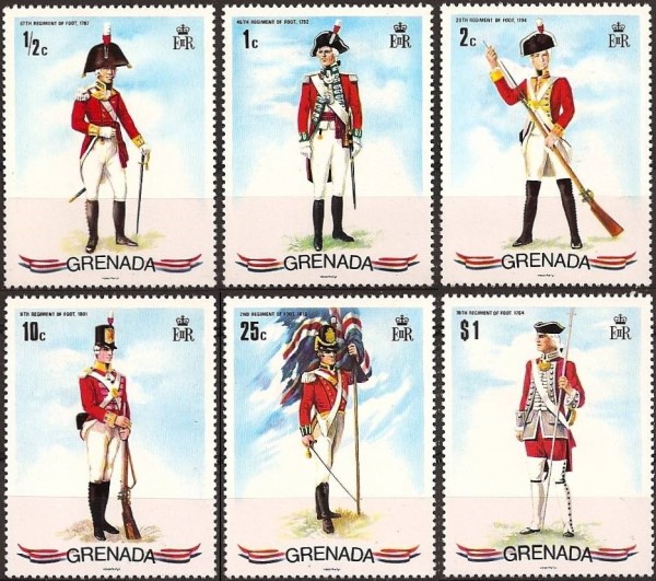 1971 Military Uniforms Stamps