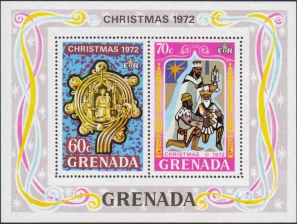 1972 Christmas Souvenir Sheet