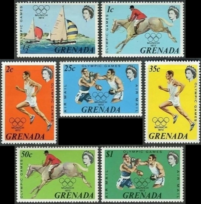 1972 20th Olympic Games Stamps