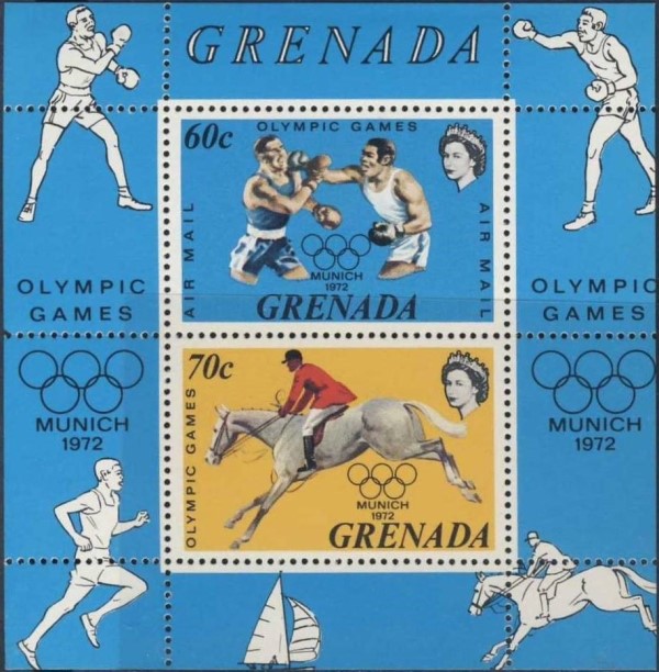 1972 20th Olympic Games Souvenir Sheet