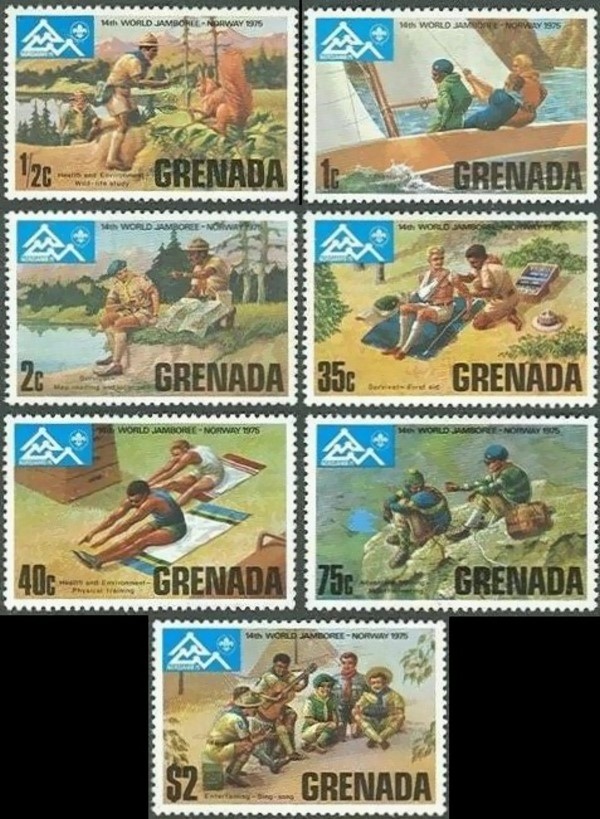 1975 14th World Scouts Jamboree Stamps