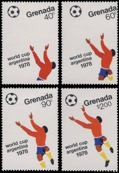 1978 World Cup Soccer Championship Stamps