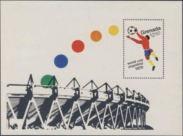 1978 World Cup Soccer Championship Souvenir Sheet