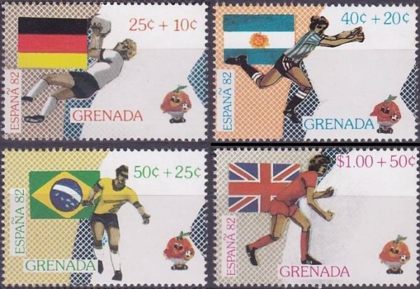 1981 World Cup Soccer Championship Stamps
