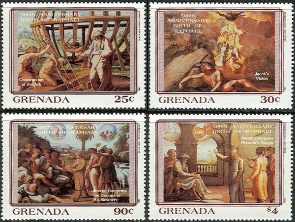 1983 500th Birth Anniversary of Raphael Stamps