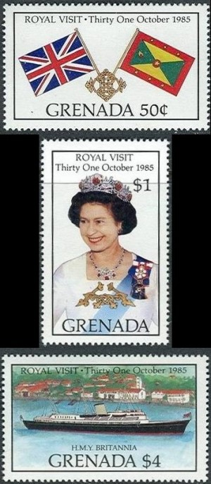 1985 Royal Visit of Queen Elizabeth II Stamps