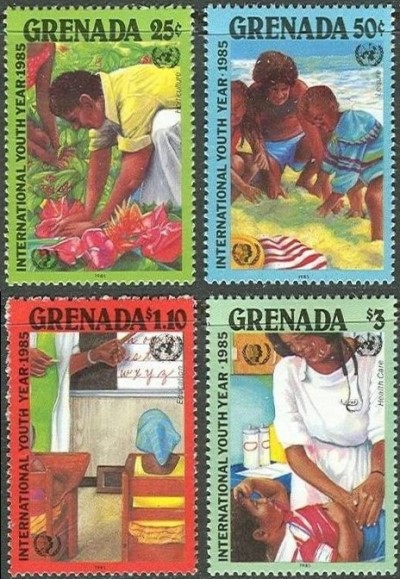 1985 International Youth Year Stamps