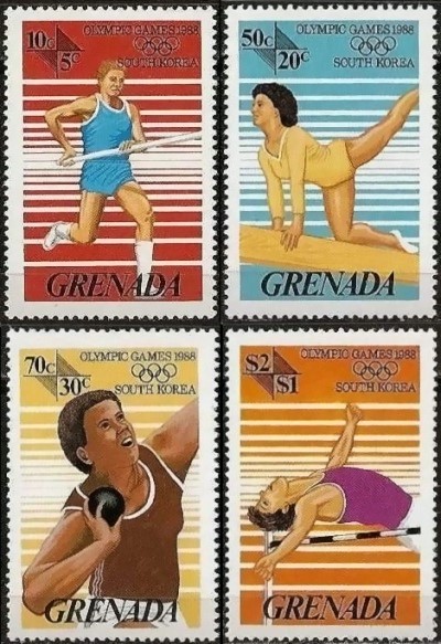 1986 Olympic Games (1988 Seoul) Stamps