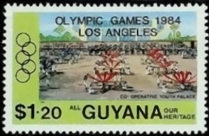 1984 Olympic Games, Los Angeles (3rd issue) Stamp