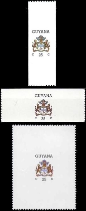 1985 Arms of Guyana Stamps