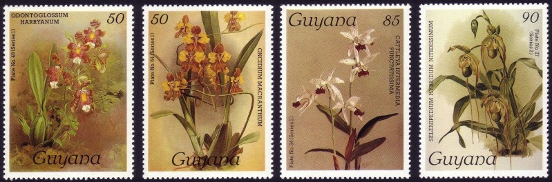 1986 Centenary of Publication of Sanders' Reichenbachia Orchids (16th issue) Stamps