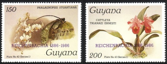 1986 Centenary of the Appearance of Reichenbachia Volume I Stamps